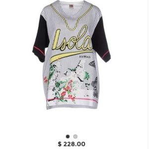 I'M ISOLA MARRAS Baseball Jersey Oversized Sweater